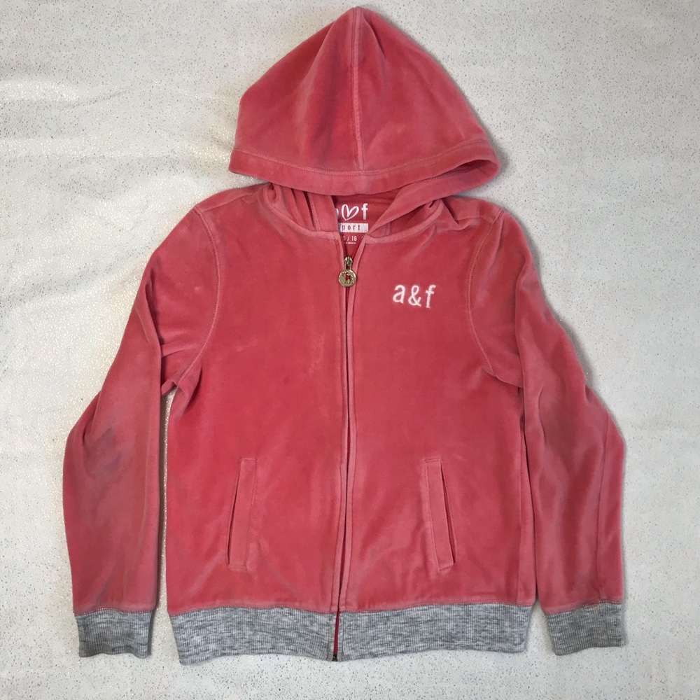 Abercrombie Girls Full Zip Hoodie Jacket 15-16